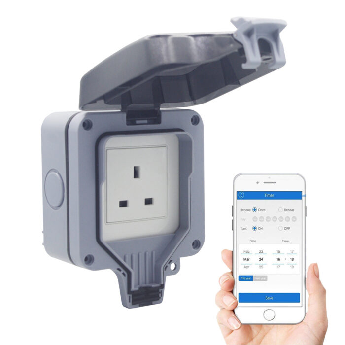 Ener-J Smart WiFi Waterproof Single Socket (IP55) SHA5303 - West Midland Electrics | CCTV & Electrical Wholesaler 3
