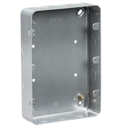 Knightsbridge Metalclad 9-12G surface mount box GDSG912M - West Midland Electrics | CCTV & Electrical Wholesaler 5