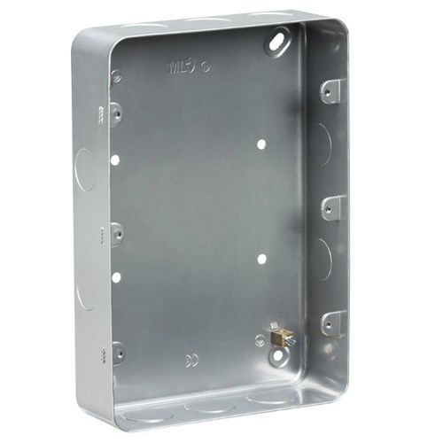 Knightsbridge Metalclad 9-12G surface mount box GDSG912M - West Midland Electrics | CCTV & Electrical Wholesaler