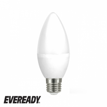 Eveready 6W Led Candle 480Lm Opal E27 Warm Daylight Boxed S13615 - West Midland Electrics | CCTV & Electrical Wholesaler