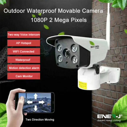 Ener-j Movable Outdoor Wireless WiFi Premium IP Camera IPC1017 - West Midland Electrics | CCTV & Electrical Wholesaler 5