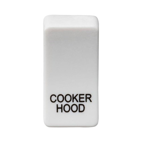Knightsbridge Switch cover “marked COOKER HOOD” – white GDCOOKU - West Midland Electrics | CCTV & Electrical Wholesaler