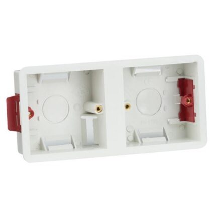 Knightsbridge 35mm Dual Dry Lining Box SN8380D - West Midland Electrics | CCTV & Electrical Wholesaler 5