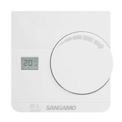 SANGAMO ESP Electronic Room Thermostat with Digital Display CHPRSTATD - West Midland Electrics | CCTV & Electrical Wholesaler 5