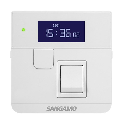SANGAMO ESP 7 Day Fused Spur Time Switch with Boost PSPSF247 - West Midland Electrics | CCTV & Electrical Wholesaler