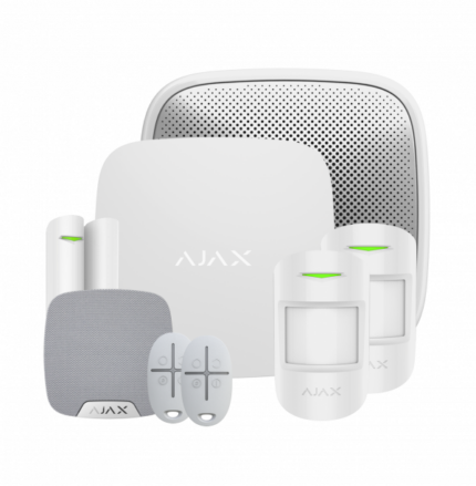 Starter kit for the Ajax security system HUB2KIT1MP-WHITE - West Midland Electrics | CCTV & Electrical Wholesaler