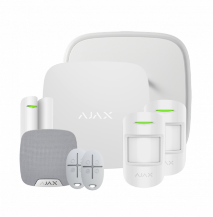 Starter kit for the Ajax security system HUB2KIT1MP-WHITE-DD - West Midland Electrics | CCTV & Electrical Wholesaler