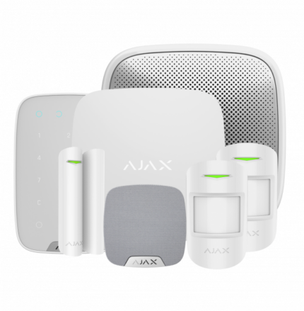 Starter kit for the Ajax security system HUB2KIT3MP-WHITE - West Midland Electrics | CCTV & Electrical Wholesaler