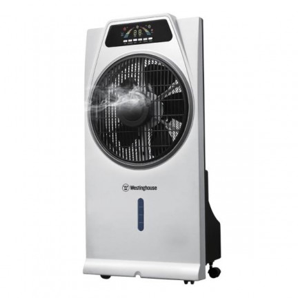 Westinghouse Cascata 40cm/16″ White-Black Indoor Portable Fan - West Midland Electrics | CCTV & Electrical Wholesaler