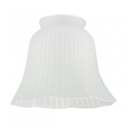 Westinghouse Frosted Ribbed Bell Shade 4.4cm 87038 - West Midland Electrics | CCTV & Electrical Wholesaler