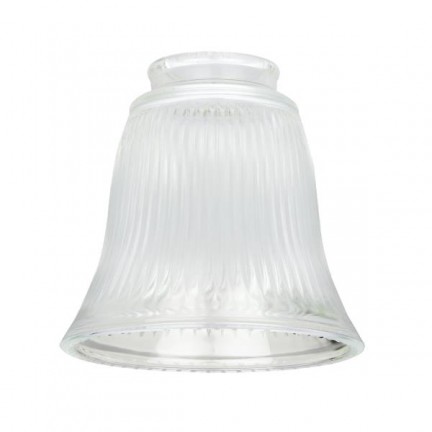 Westinghouse Clear Ribbed Bell Shade 4.2cm 87037 - West Midland Electrics | CCTV & Electrical Wholesaler