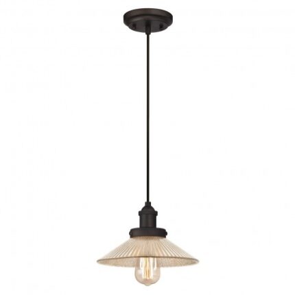 Westinghouse 1 Light Pendant Oil Rubbed Bronze Finish 63382 - West Midland Electrics | CCTV & Electrical Wholesaler