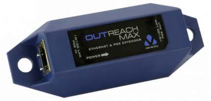 Internal IP & PoE extender – Requires a PoE device to function OUTREACH-MAX-VOR-ORM - West Midland Electrics | CCTV & Electrical Wholesaler