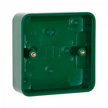 Surface Back Box PBB02/GN - West Midland Electrics | CCTV & Electrical Wholesaler