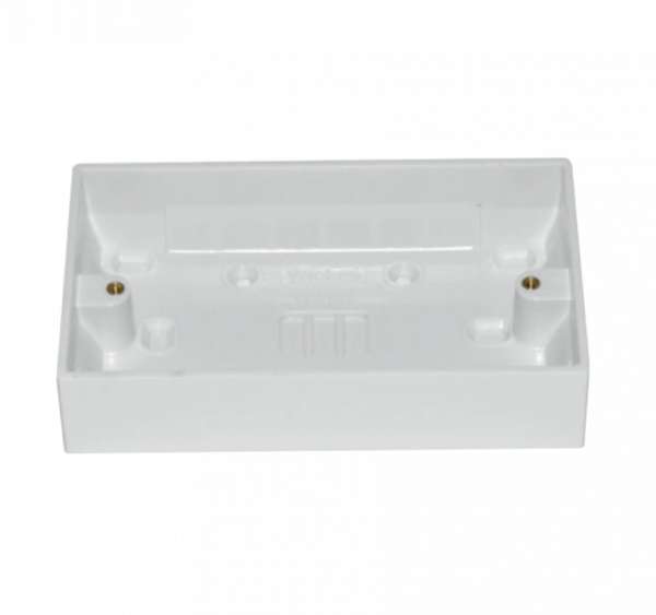 Plastic Surface Box 45mm Deep For EV Modules Nittan-Plastic-Surface-Box-for-EV-Modules - West Midland Electrics | CCTV & Electrical Wholesaler