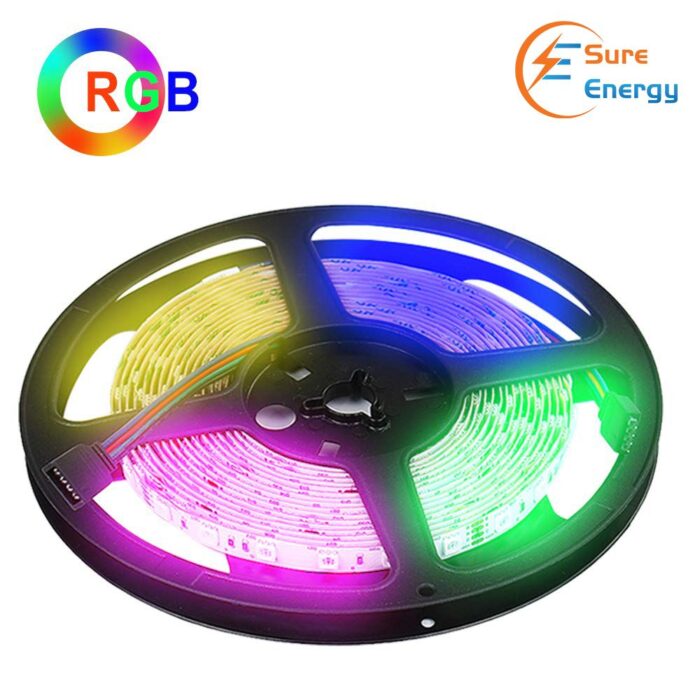 Ener-J LED Strip Kit- 5 meter RGB IP65, IR remote, Plug & Play EU PS T445 - West Midland Electrics | CCTV & Electrical Wholesaler 3