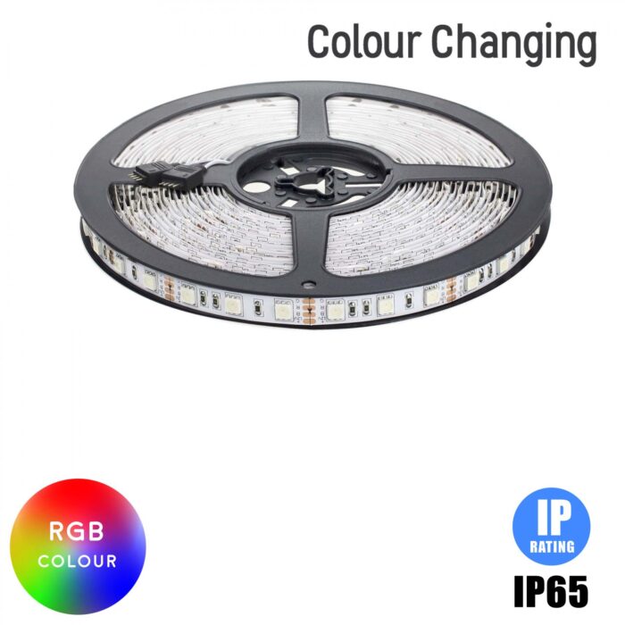 Ener-J LED Flex Strip 5m roll- SMD 5050 (60) RGB IP65 - West Midland Electrics | CCTV & Electrical Wholesaler 3