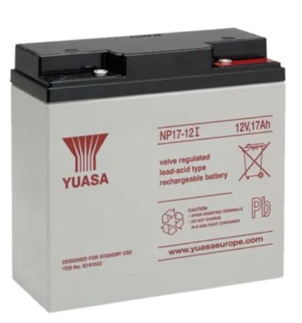 12V 17Ah NP Series Sealed Lead Acid Battery - West Midland Electrics | CCTV & Electrical Wholesaler